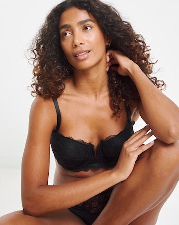 Pretty Secrets (2 Pack) Katie Padded Multiway Wired Bras (B-F) Black/White