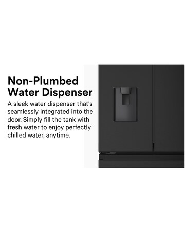 Hisense RF632N4WFE Fridge Freezer - Black E Rated