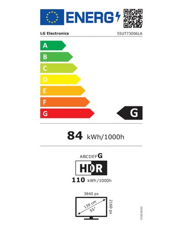 LG 55UT73006LA 55in LED 4K Ultra HD Smart TV