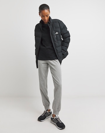 Snowdonia Black Showerproof Short Coat