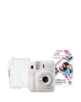Fujifilm Wedding Bundle - Instax Mini 12, 10 Shot Confetti Film &amp; Glitter Case
