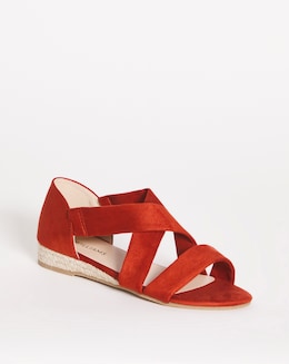 Sonya Multi Strap Espadrille - Extra Wide Fit (EEE)
