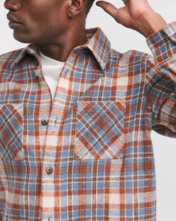 Double Pocket Check Overshirt