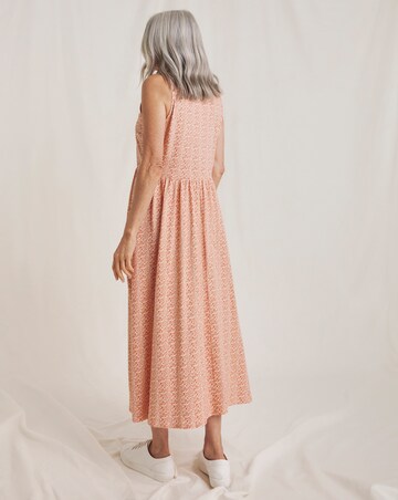 Julipa Sleeveless Pure Cotton Midi Dress