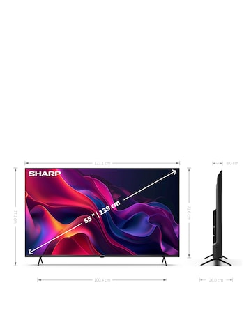 Sharp 4T-C55GK4245KB 55in Smart UHD Tivo LED TV