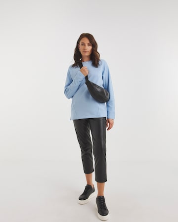 Blue Raglan Detail Sweatshirt