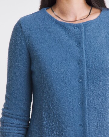 Blue Brushed Soft Touch Cardigan