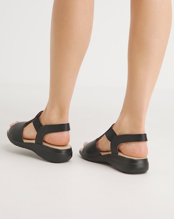 Cushion Walk Elasticated Sandals EEEEE Fit