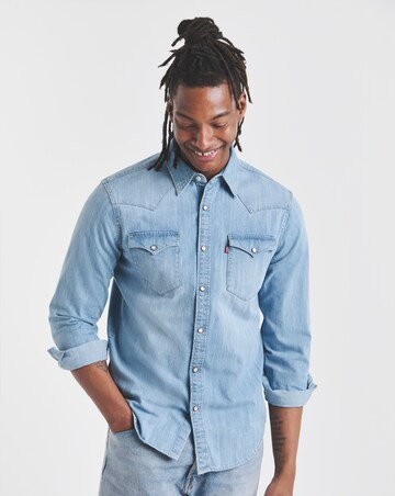 Levi's Barstow Western Standard Shirt - Light Indigo