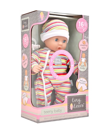 12-Inch Teeny Tiny Tears Baby with 16 Sounds