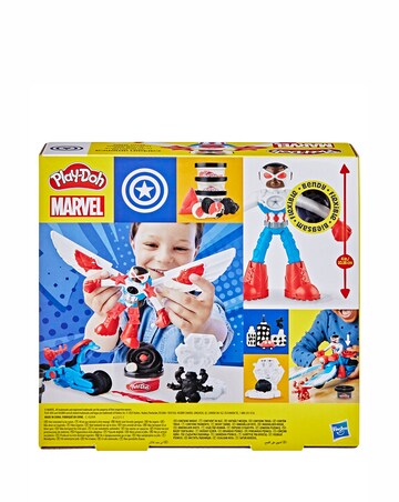 Play-Doh Marvel Playset Captain America Moto-Slicer