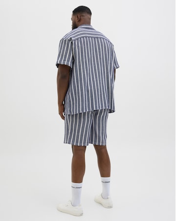 Jack & Jones Coba Stripe Short - Blue