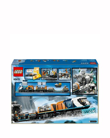 LEGO City Explorers' Arctic Polar Express Train Set for Fans of STEM Toys 60470