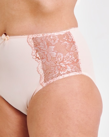 Pretty Secrets (2 Pack) Ella Lace Brief Knickers Blush/White