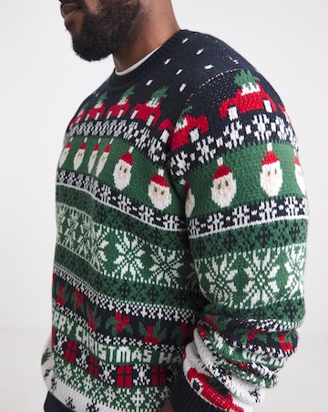 Christmas Fairisle Crew Neck Jumper