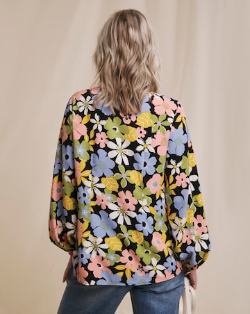 Julipa Shirred Shoulder Blouse