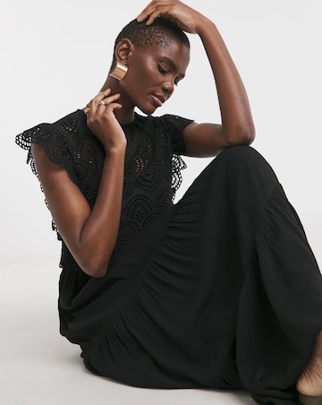 Broderie 2 - in - 1 Maxi Dress