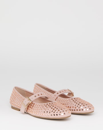 Addison Studded Mary Jane Shoes - Extra Wide Fit (EEE)