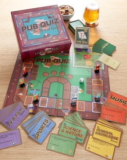 Pub Quiz Board Game and Trivia Card Set