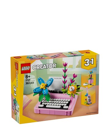 LEGO Creator 3in1 Typewriter with Flowers Toy Playset 31169