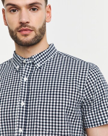 Short Sleeve Gingham Shirt