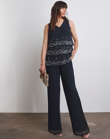 Joanna Hope Embellished Trouser Set