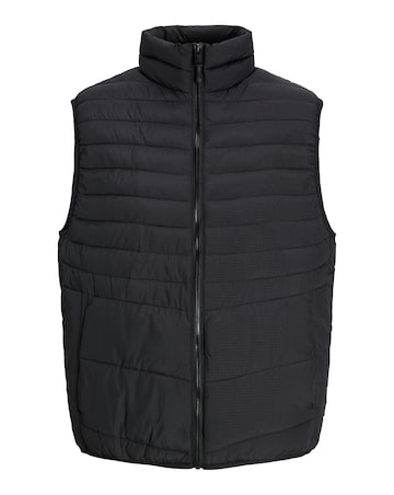 Jack & Jones State Packable Puffer Gilet - Black