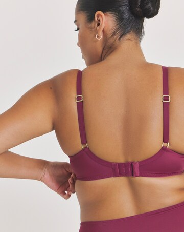 Pretty Secrets (2 Pack) New Ella Full Cup Wired Bras (C-J) Fig/Cherry