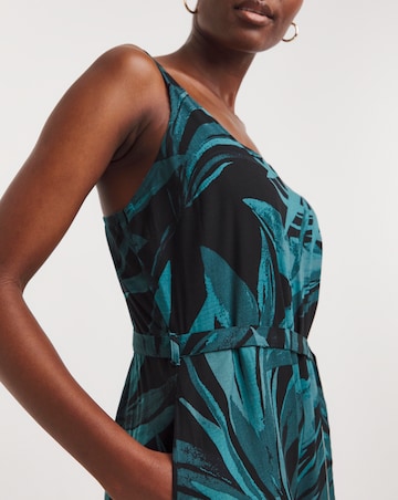 Wide Leg Strappy Jumpsuit