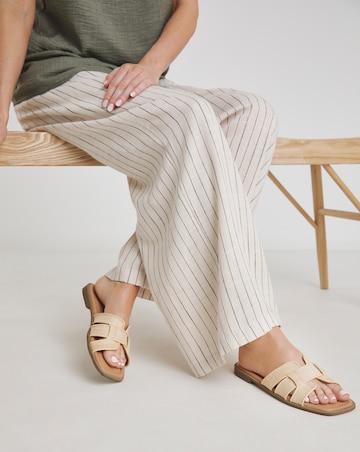 Starlet Woven Mule Sandals - Extra Wide Fit (EEE)
