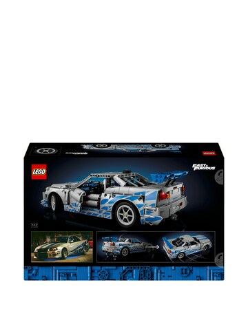 LEGO Technic 2 Fast 2 Furious Nissan Skyline GT-R (R34) Car Model Kit 42210