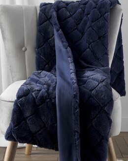 Catherine Lansfield  Cosy Diamond Throw