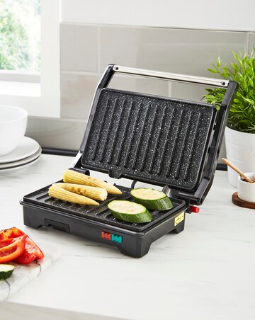 Salter EK2384MG Megastone Fold Out Compact Health Grill and Panini Maker