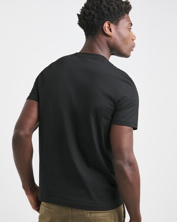 BOSS Short Sleeve Black Large Logo T-Shirt