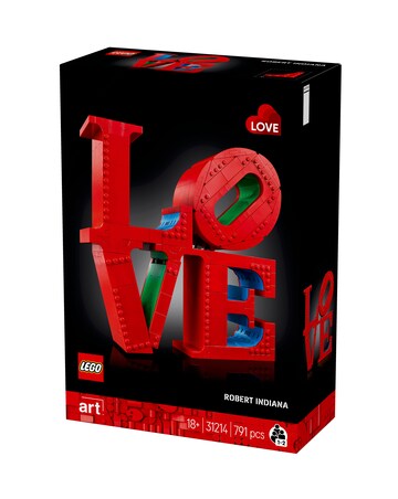 LEGO Art LOVE Building Set for Adults Gift for Couples and Home Decor Idea 31214