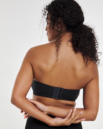 MAGISCULPT (2 Pack) Moulded Bandeau Wired Padded Bras (A-DD) Black/Blush