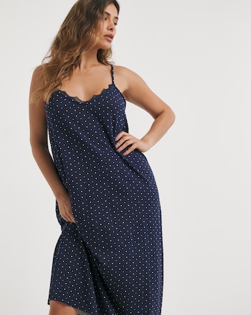 Pretty Secrets Cool Stretch Lace Midi Nightie