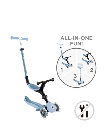 Globber Go Up Active Eco Ride On/Scooter - Blueberry