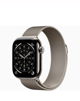 Apple Watch Series 11 GPS + Cellular 42mm - Natural Titanium with Natural Milanese Loop