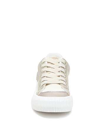 Rocket Dog White Mix Cheery Lace Up Colour Block Trainer
