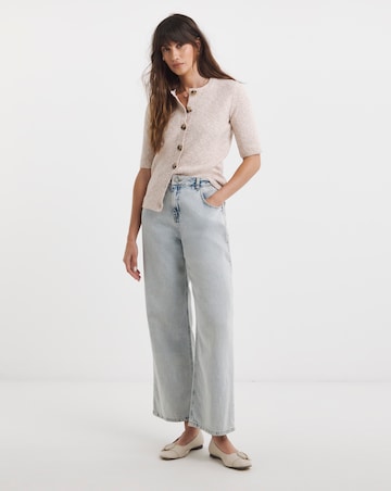 Blush Short Sleeve Cardigan