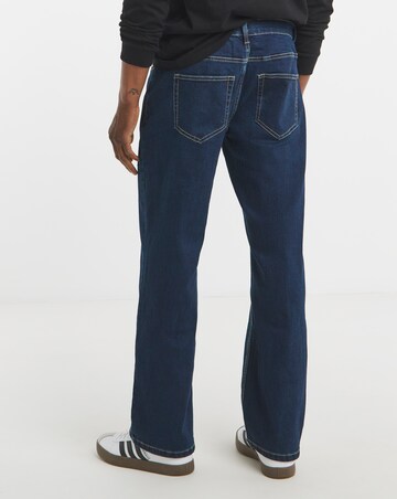 Loose Fit Stretch Jeans Rinse Wash