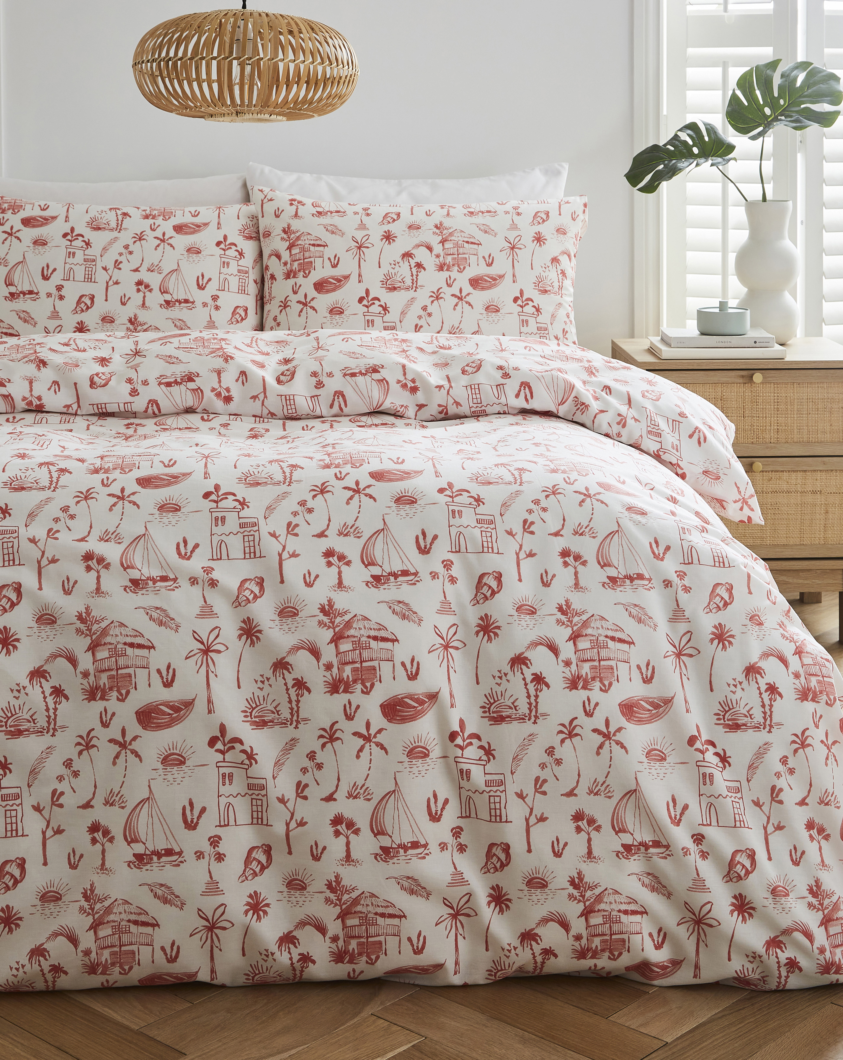 Fiji Floral Duvet Cover Set