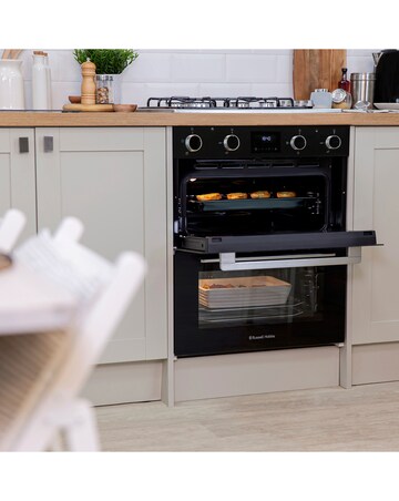 Russell Hobbs RH72DEO1001B Built-Under Electric Fan Oven - Black