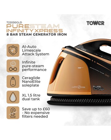 Tower Infinity Xpress Steam Generator