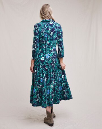Julipa Pure Cotton Tiered Midi Dress