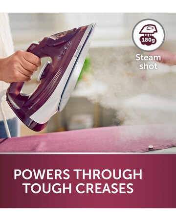 Breville Super Steam Ceramic Iron - Wine