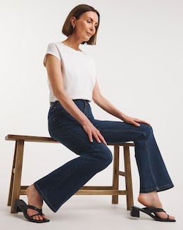 24/7 Mid Blue Bootcut Jean