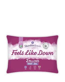 Slumberdown Feels Like Down Pillows Pack of 2 Pillows