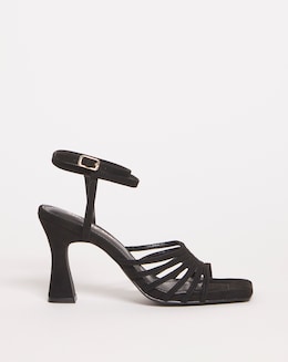 Malinda Ankle Strap Caged Heeled Sandals - Extra Wide Fit (EEE)